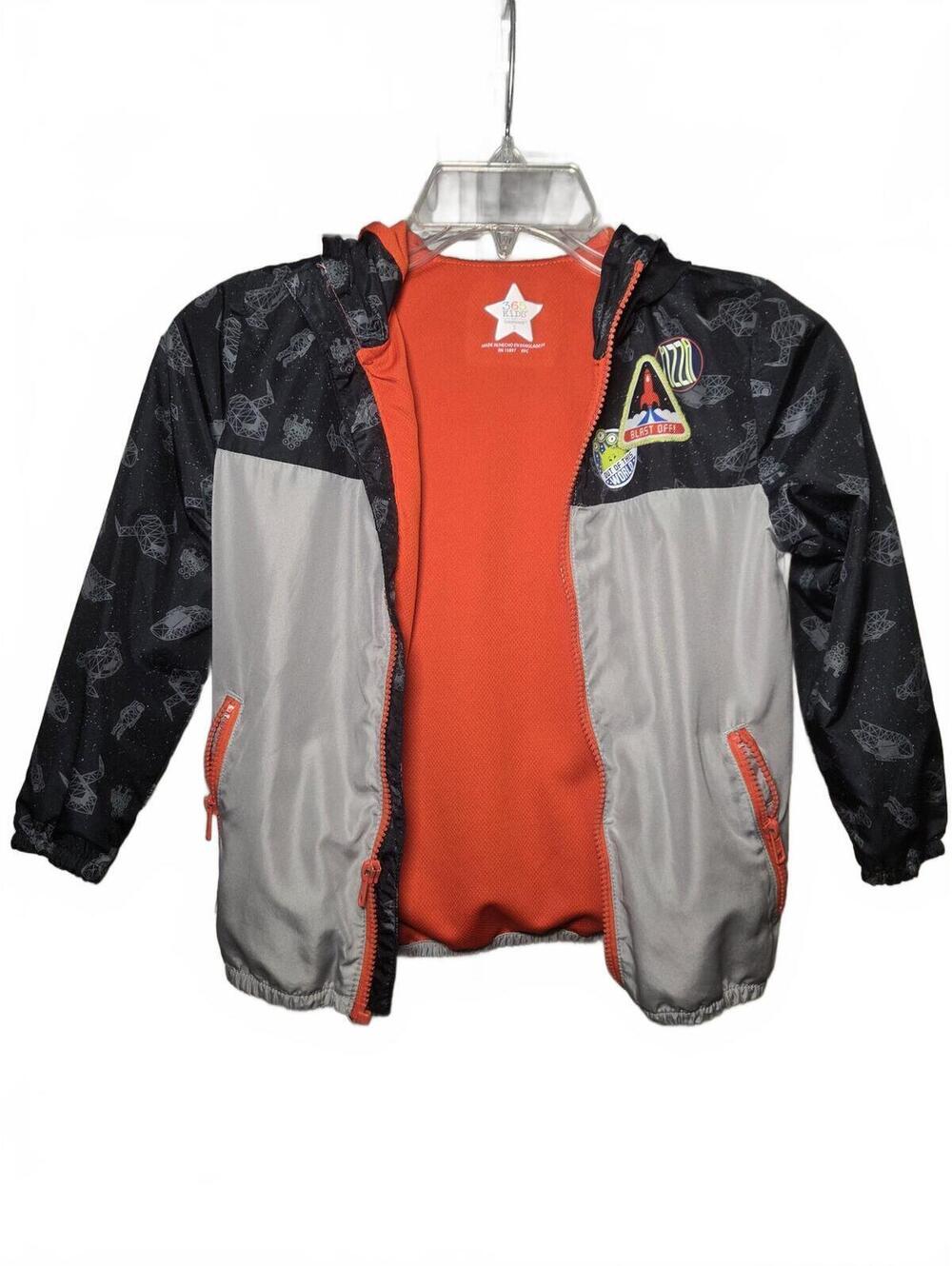365 Kids Garanimals | Boys Hooded Colorblock Windbreaker Jacket | Size 5